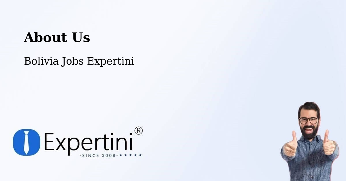 About Expertini Recruitment Platform  – Abapó - Abapó, Bolivia Jobs Expertini