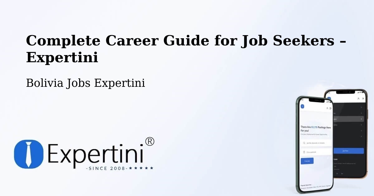 Career Guide for Job Seekers – Abapó - Abapó, Bolivia Jobs Expertini