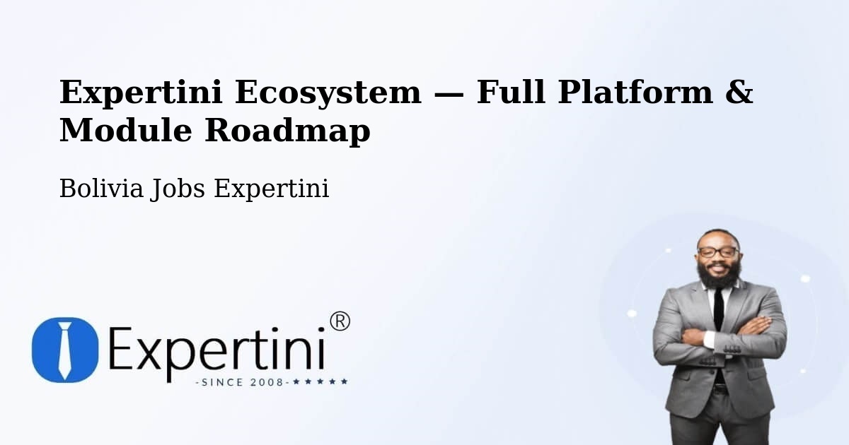 Expertini Ecosystem — Full Platform & Module Roadmap – Abapó