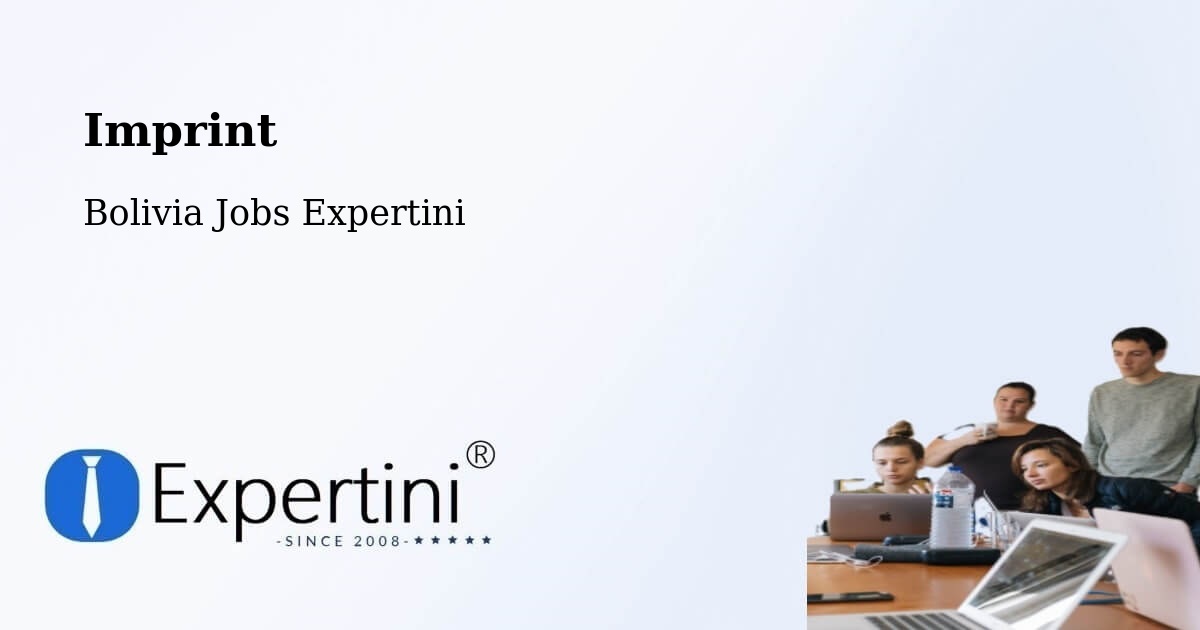 Imprint – Abapó - Bolivia Jobs Expertini